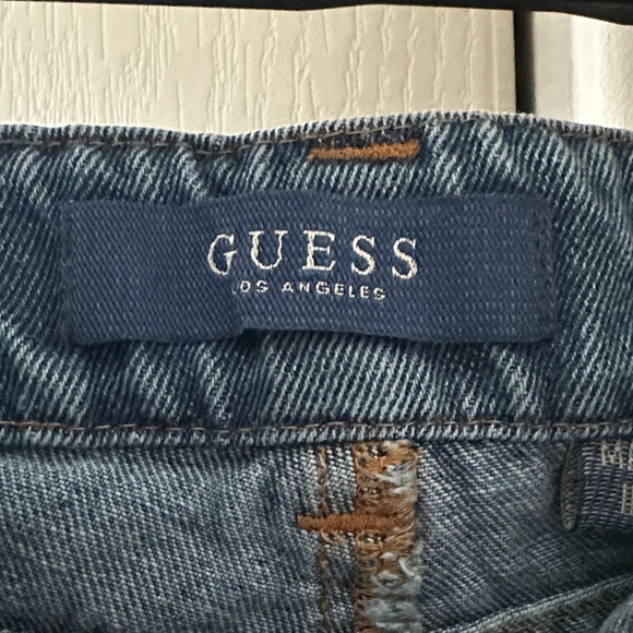 Guess girls 100% cotton Denim Jeans Shorts floral print design size 8 - Picture 9 of 12